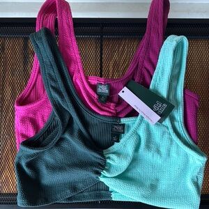 Wild Fable Pink and Green Bras Intimates Collection